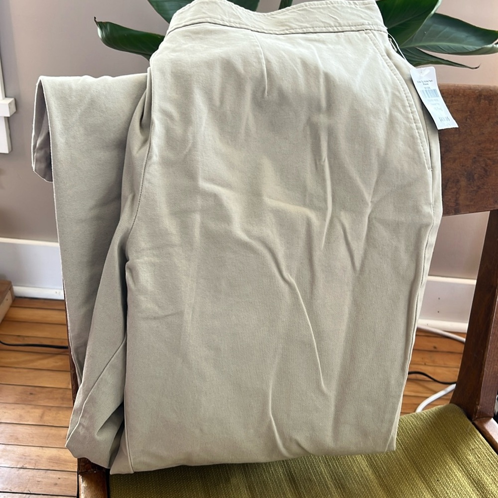 L.L.Bean, size 16 regular, khaki